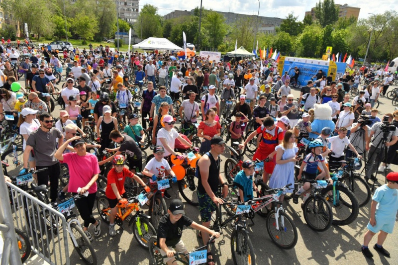 Оренбуржцы отметили День велосипедиста