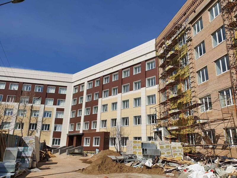 В Оренбургской областной клинической больнице продолжается ремонт