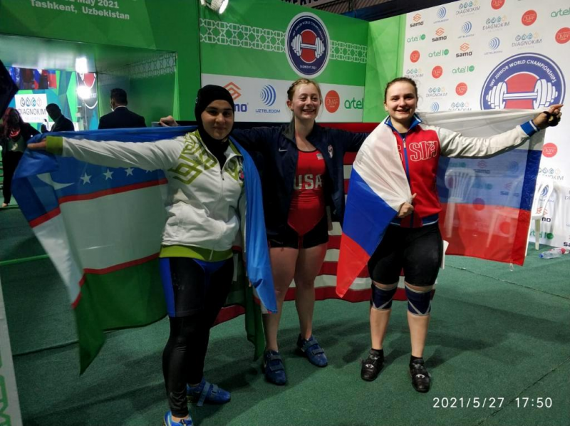 Оренбурженка Евгения Гусева завоевала бронзу первенства мира по тяжелой атлетике