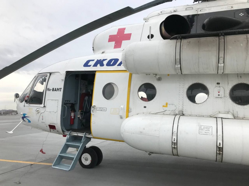 Специалисты службы санавиации доставили оренбуржца на лечение в Челябинск