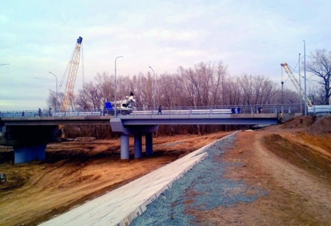 Мост через реку Сакмару готов к эксплуатации