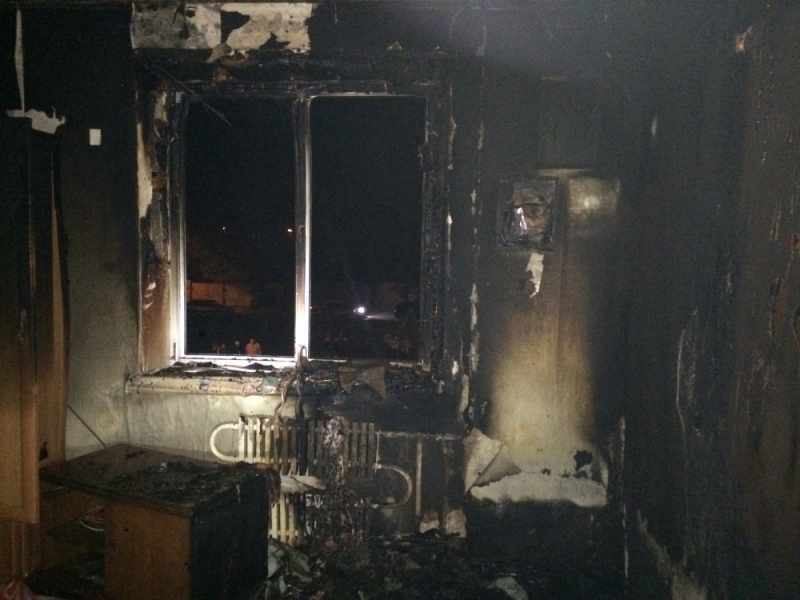 На пожаре в Орске спасены пять человек