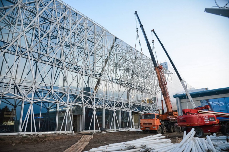 В Оренбурге продолжается строительство нового терминала аэропорта