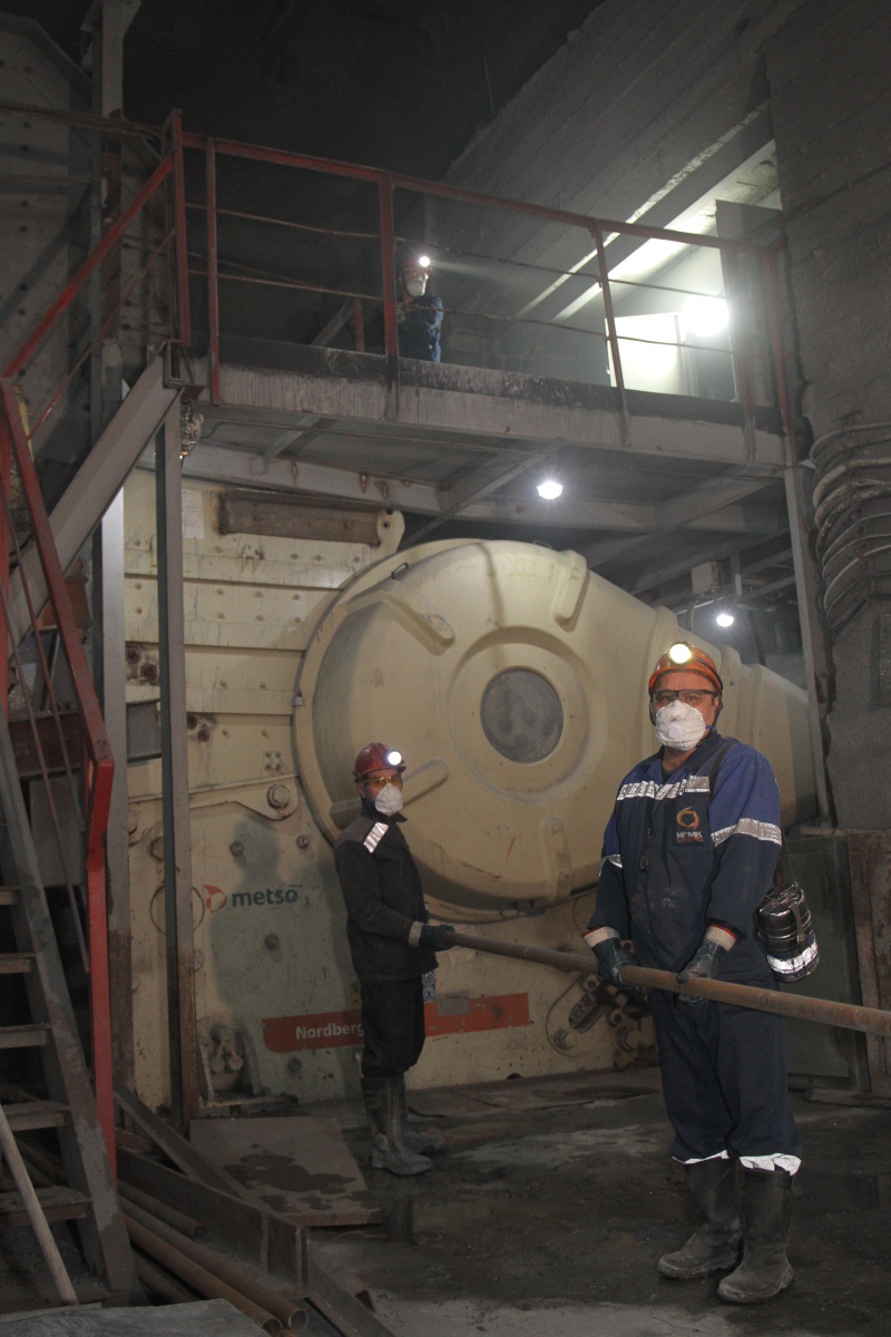 На подземном руднике Гайского ГОКа введен в эксплуатацию новый дробильный комплекс
