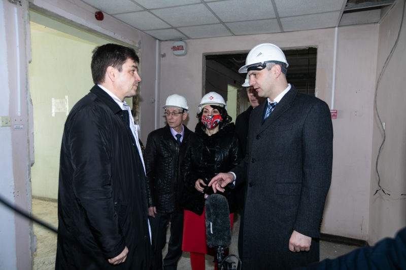 В Оренбургской областной больнице продолжается ремонт корпуса №5