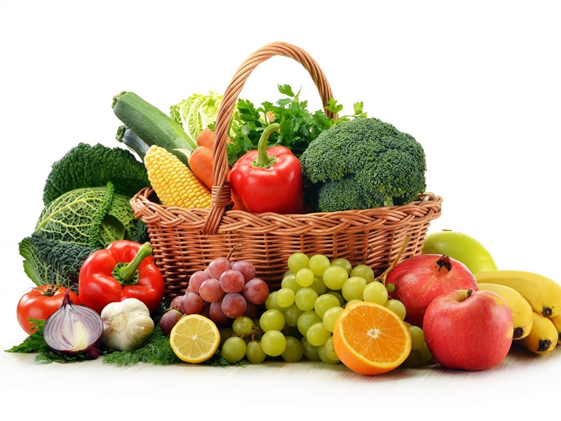 Хочешь быть здоровым? Ешь овощи и фрукты!