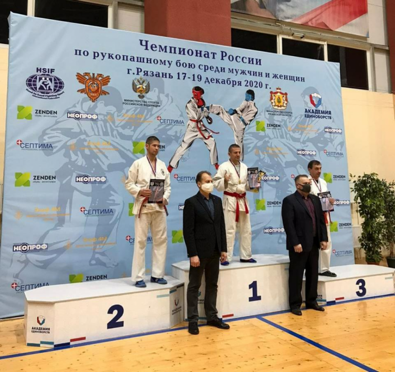 Орчанин Сергей Желонкин завоевал серебро на чемпионате России по рукопашному бою