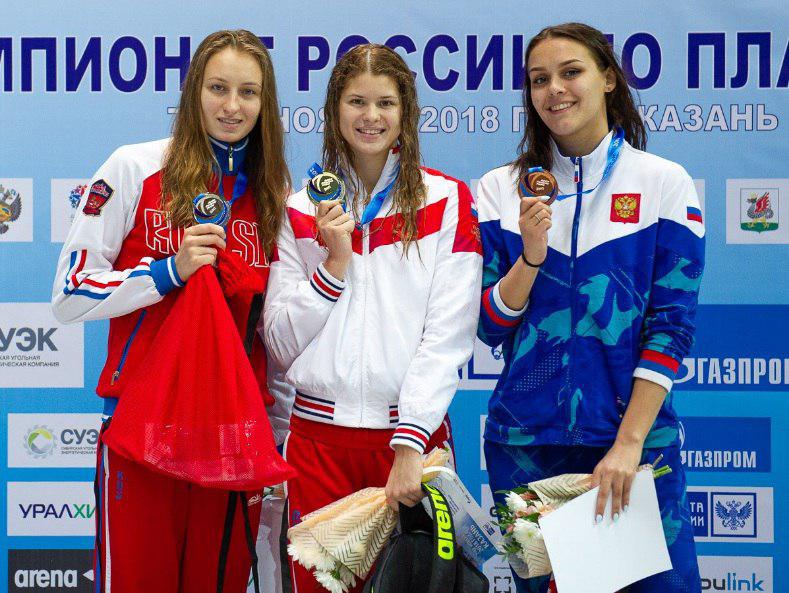 Оренбурженка – лидер по золоту на ЧР по плаванию