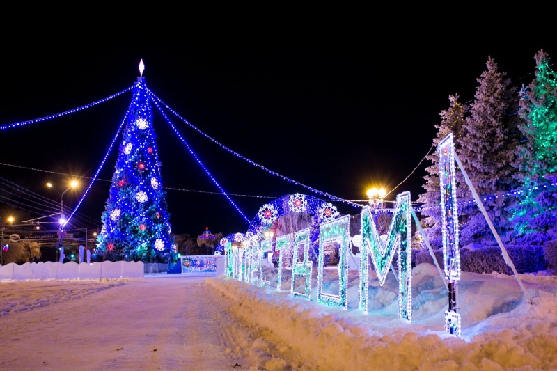 В Оренбурге утвержден график новогодних елок