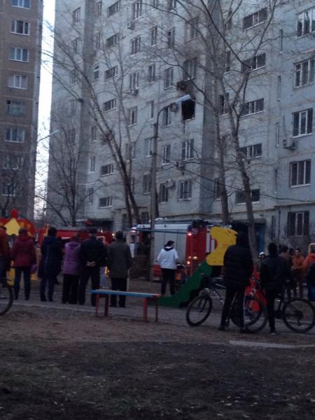 Крупный пожар на пр. Гагарина тушили более 40 спасателей