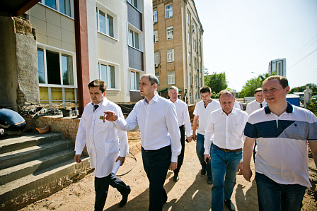 Врио губернатора Оренбургской области посетил социальные объекты