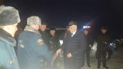 Губернатор проверил мобильные пункты обогрева на трассе Оренбург - Орск