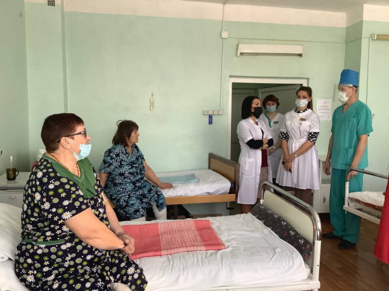 В Переволоцкой районной больнице отремонтировали стационар 