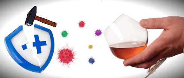 Как алкоголь влияет на иммунитет?