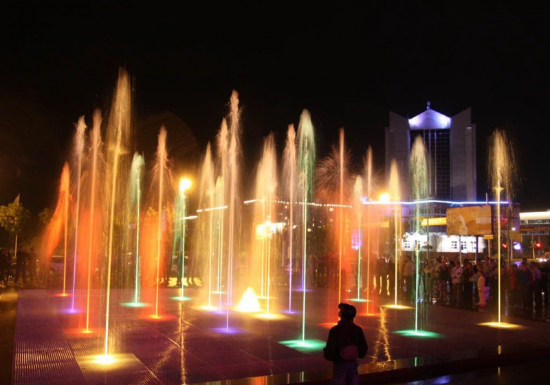 В четверг в Оренбурге пройдут пробные запуски городских фонтанов