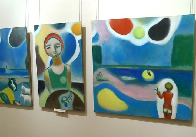 Работы трех художников – на одной выставке