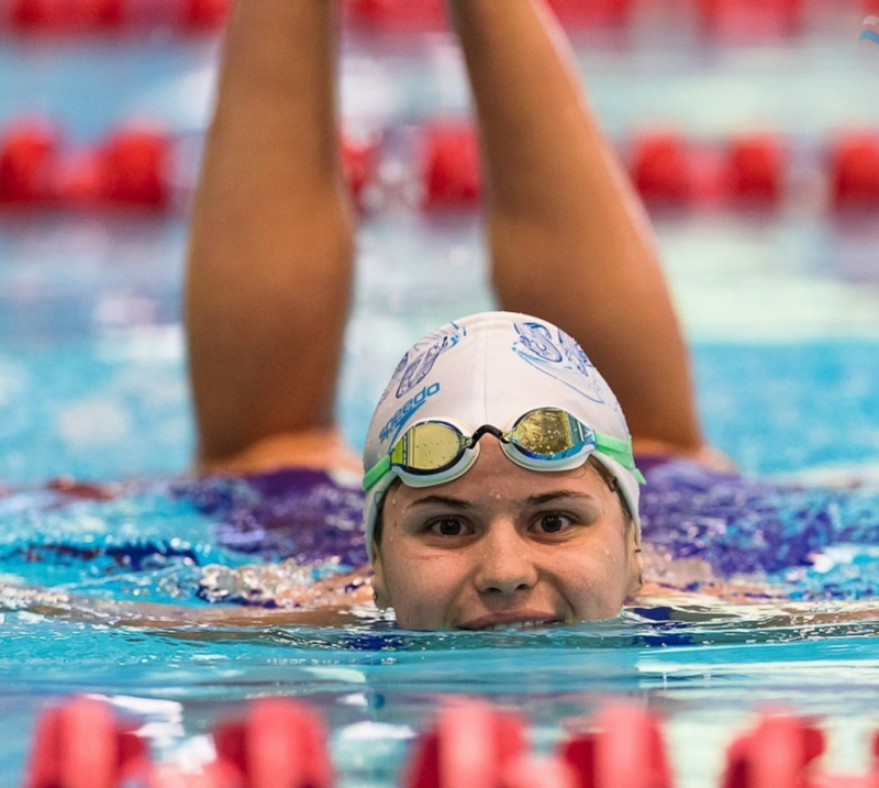 У орчанки Марии Каменевой  три «золота»  на Кубке России по плаванию