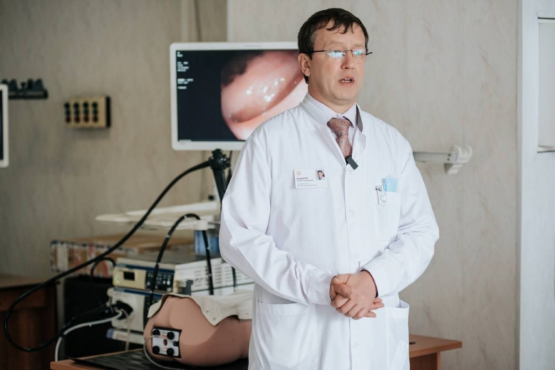 В Оренбургском онкологическом диспансере прошел мастер-класс по диагностике рака кишечника