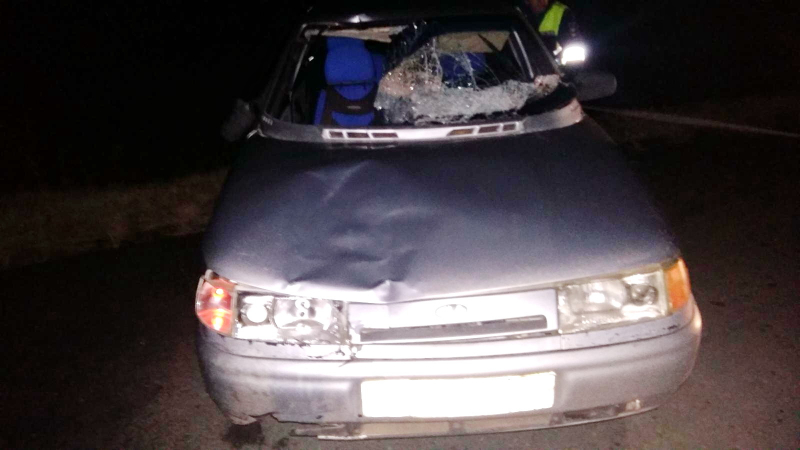 В Тоцком районе водитель легковушки сбил пешехода, который шел по дороге