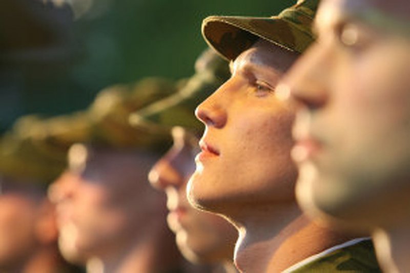 В армию отправлено 28% призывников