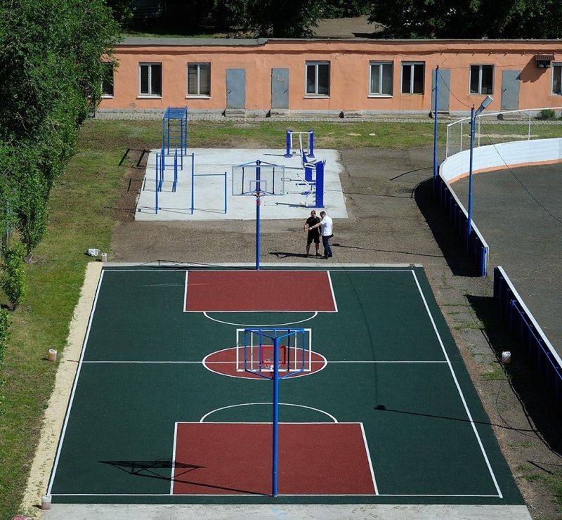 В Оренбурге появится новая баскетбольная площадка