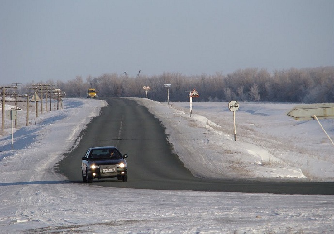 В Оренбургской области почти все дороги открыты для движения