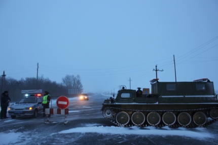 В Оренбуржье ограничено движение на автодорогах Абдулинского и Северного районов