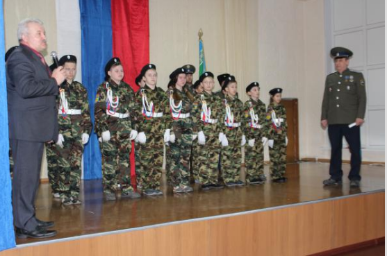 В Новотроицке ребят приняли в кадеты