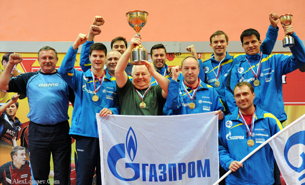 «Saarbruecken Tischtennis» потерпел поражение от «Факела Газпрома»