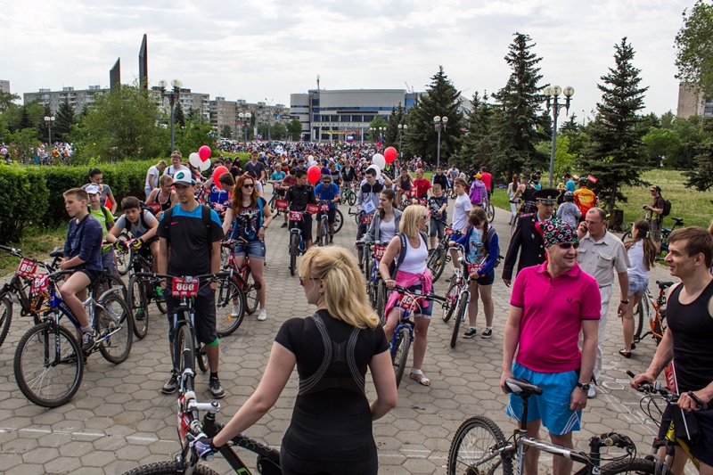 В Оренбурге состоялся масштабный велопробег