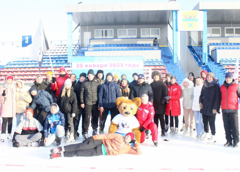 Оренбургские студенты отметили Татьянин день на катке