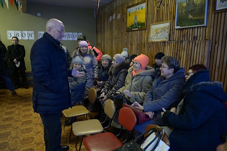 Юрий Берг встретился с жителями Новорудного