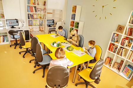 Детскую библиотеку нового поколения открыли в Александровке