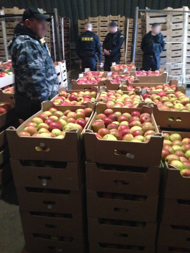В рынке Перовском арестовали более 30 тонн яблок