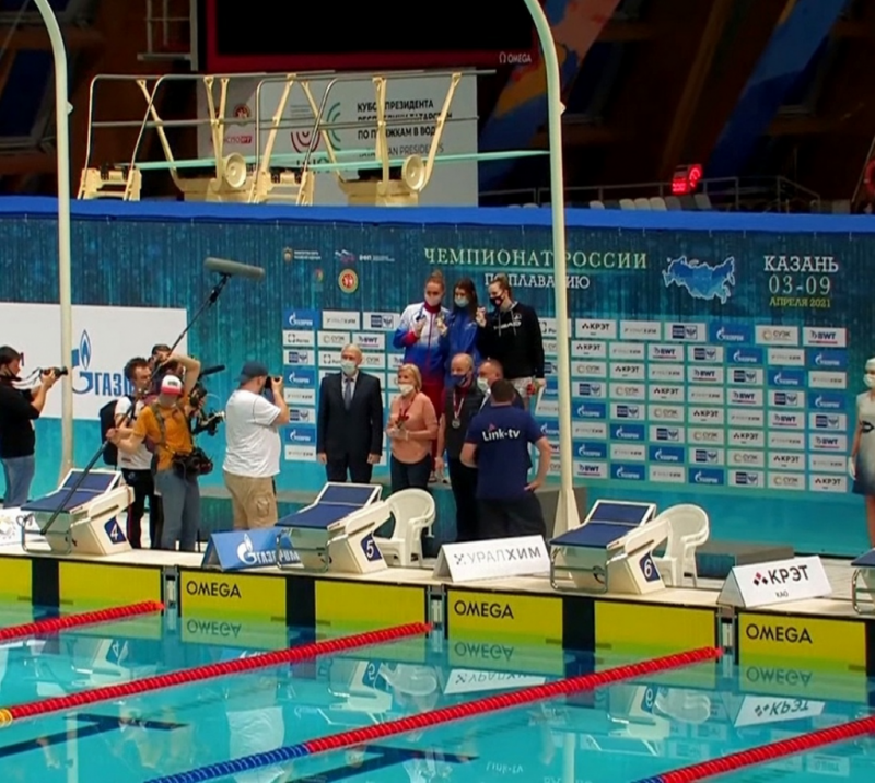 Пловчиха Мария Каменева завоевала очередное золото чемпионата страны
