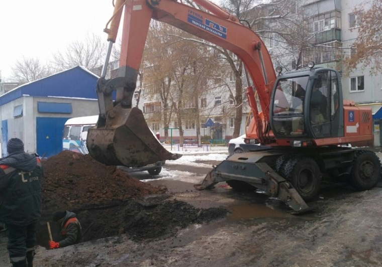 В Оренбурге из-за аварии 4 дома остались без тепла