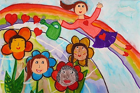 Детские рисунки оренбуржцев помогут ООН сохранить окружающий мир
