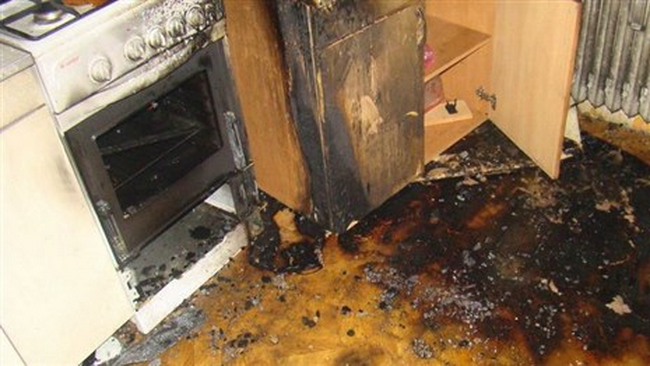 В Орске пожар в квартире потушили до приезда спасателей