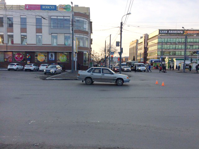 В центре Оренбурга легковушка насмерть сбила женщину