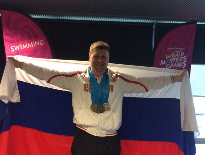 Оренбургский пловец Олег Андронов завоевал 6 медалей на Всемирных играх