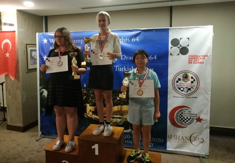 Орчанка Виктория Захарова завоевала 2 золотые медали на первенстве мира по шашкам