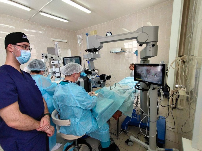 В офтальмологическое отделение Областной больницы приобретено новое оборудование